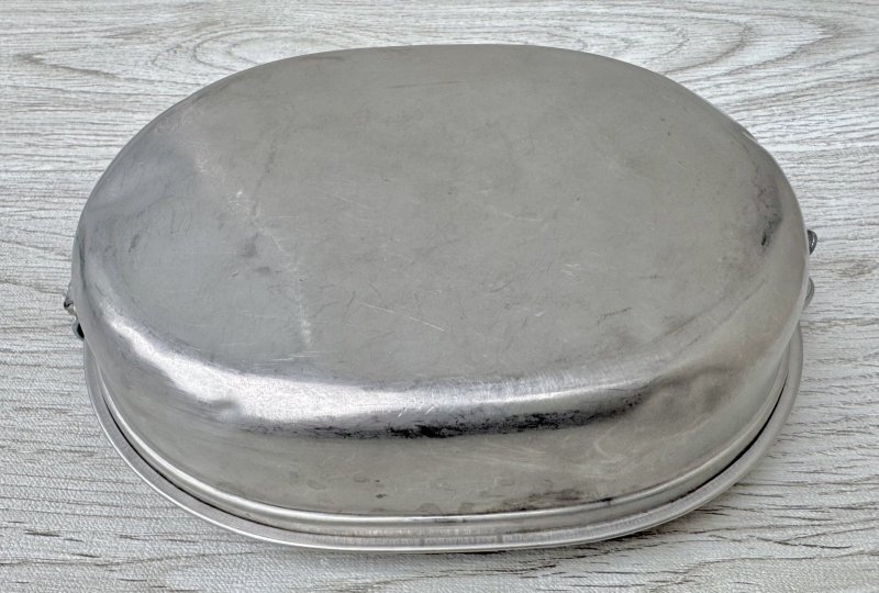 画像8: 米軍実物 メスキットパン&ナイフ・ホーク・スプーンセット1945年 メスティン (8)