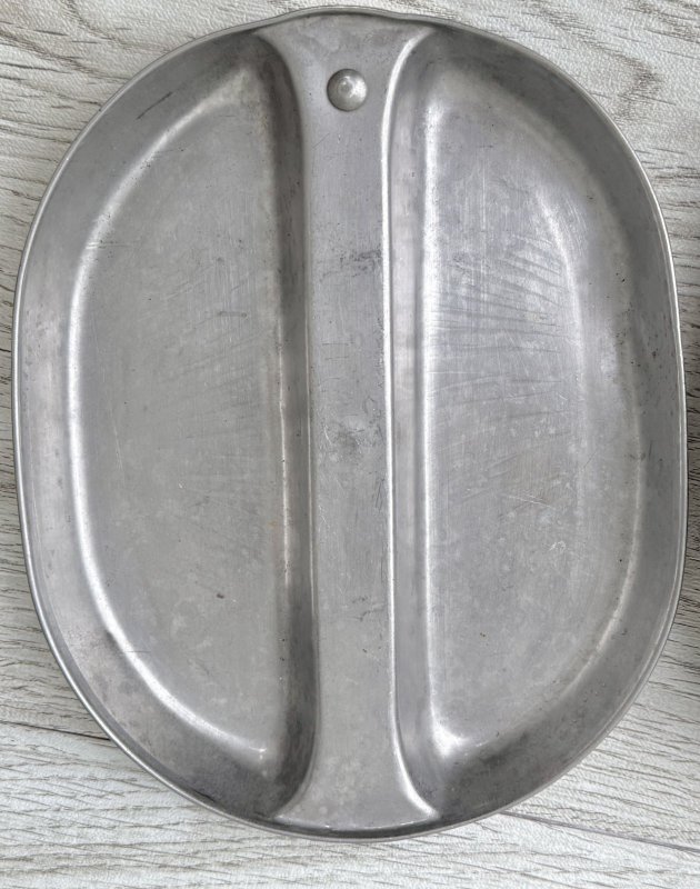 画像10: 米軍実物 メスキットパン&ナイフ・ホーク・スプーンセット1945年 メスティン (10)