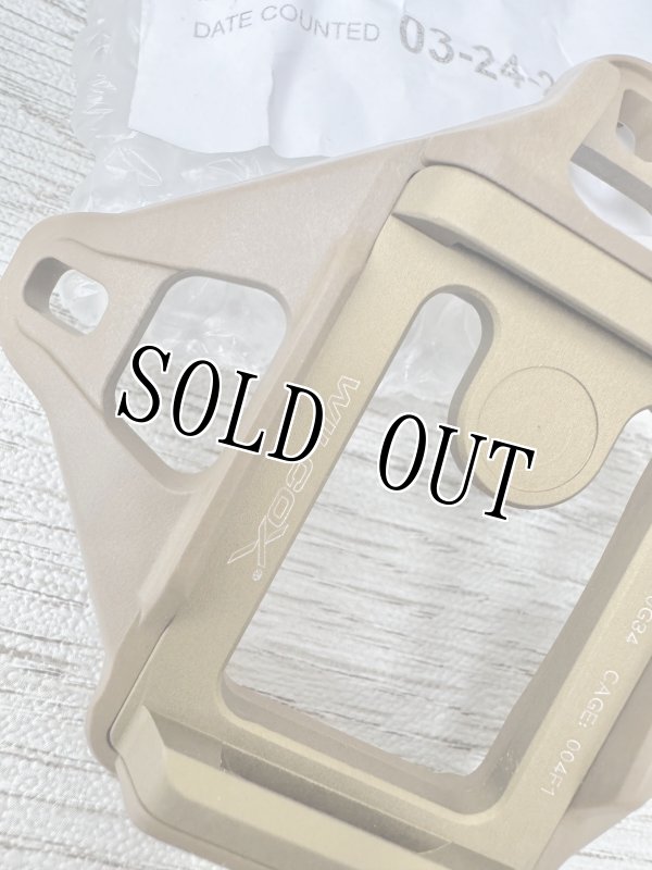 画像4: 米軍実物 WILCOX L4 NVG ヘルメット マウント 3 Hole Shroud P/N 56100G34 (4)