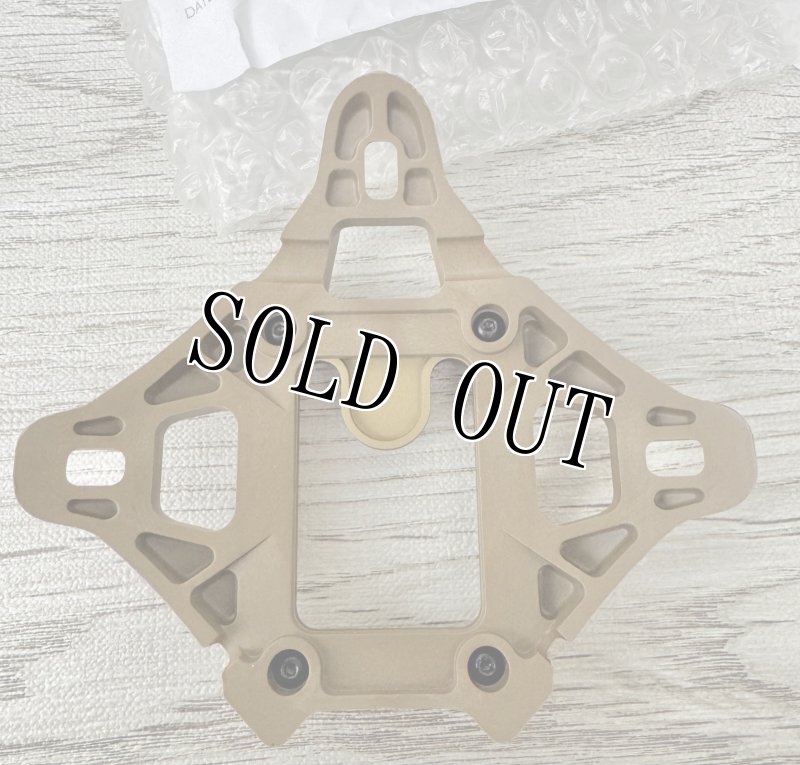 画像3: 米軍実物 WILCOX L4 NVG ヘルメット マウント 3 Hole Shroud P/N 56100G34 (3)