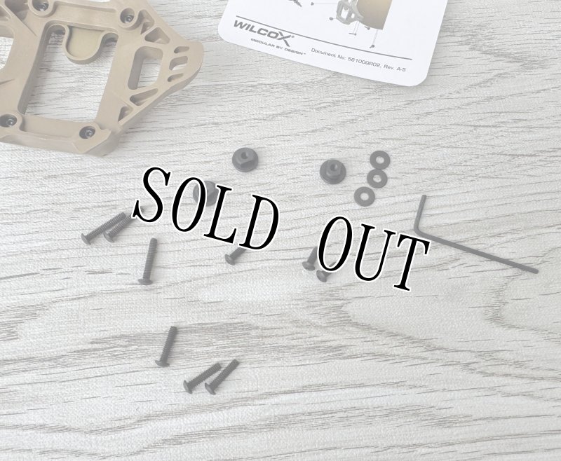 画像6: 米軍実物 WILCOX L4 NVG ヘルメット マウント 3 Hole Shroud P/N 56100G34 (6)