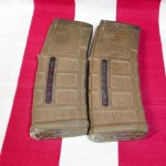 画像2: 米軍実物 MAGPUL PMAG 30 GEN M3 AR-15/M4/M16 30連マガジン   WINDOW 両窓 30rd マグ 5.56mm コヨーテタン　2個セット  (2)