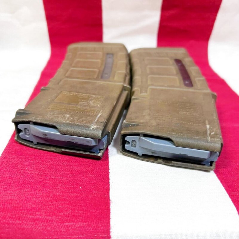 画像4: 米軍実物 MAGPUL PMAG 30 GEN M3 AR-15/M4/M16 30連マガジン   WINDOW 両窓 30rd マグ 5.56mm コヨーテタン　2個セット  (4)