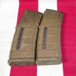 画像2: 米軍実物 MAGPUL PMAG 30 GEN M3 AR-15/M4/M16 30連マガジン   WINDOW 両窓 30rd マグ 5.56mm コヨーテタン　2個セット  (2)