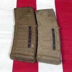 画像1: 米軍実物 MAGPUL PMAG 30 GEN M3 AR-15/M4/M16 30連マガジン   WINDOW 両窓 30rd マグ 5.56mm コヨーテタン　2個セット  (1)
