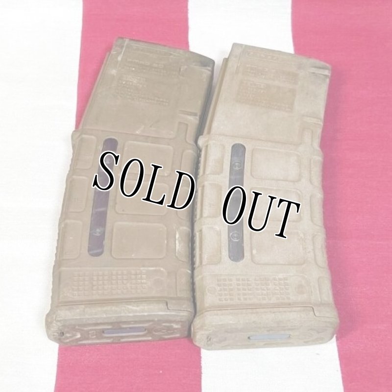 画像2: 米軍実物 MAGPUL PMAG 30 GEN M3 AR-15/M4/M16 30連マガジン   WINDOW 両窓 30rd マグ 5.56mm コヨーテタン　2個セット  (2)
