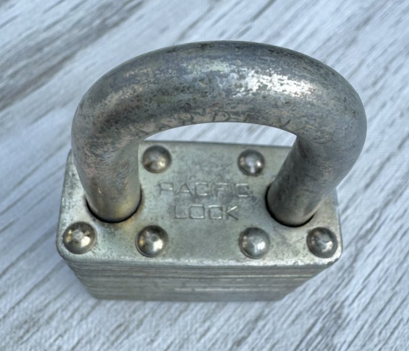 画像4: 米軍実物  Military pacific lock Spec Padlock 南京錠 (4)