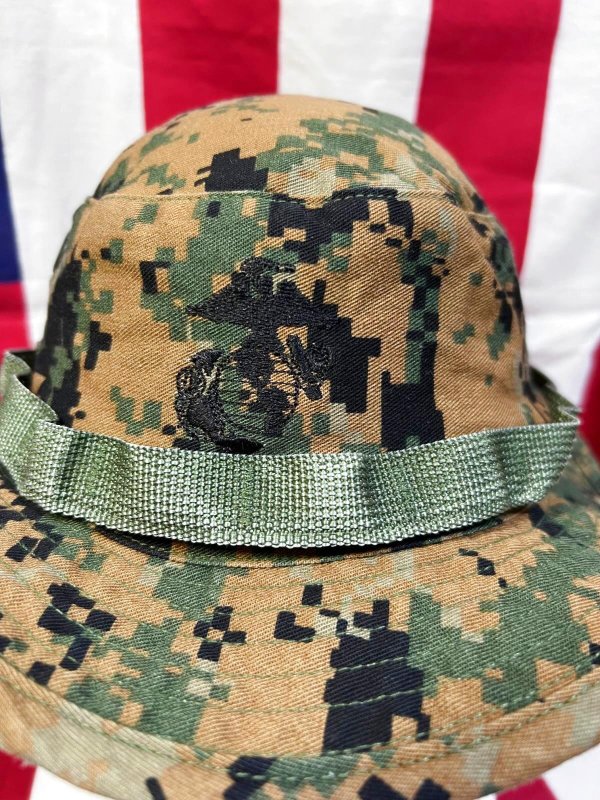 画像2: 米軍実物 ウッドランドマーパットブーニーハット　LARGE (2)