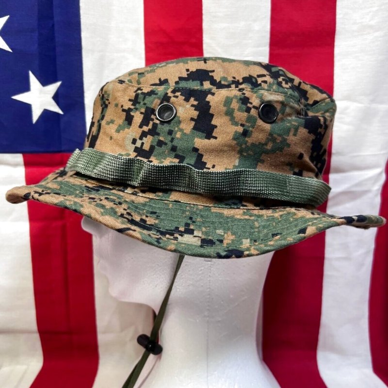 画像3: 米軍実物 ウッドランドマーパットブーニーハット　LARGE (3)