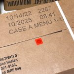 画像2: 米軍実物 2025年10月検【アメリカル】MREレーション非常食/戦闘食 MENU-A (2)