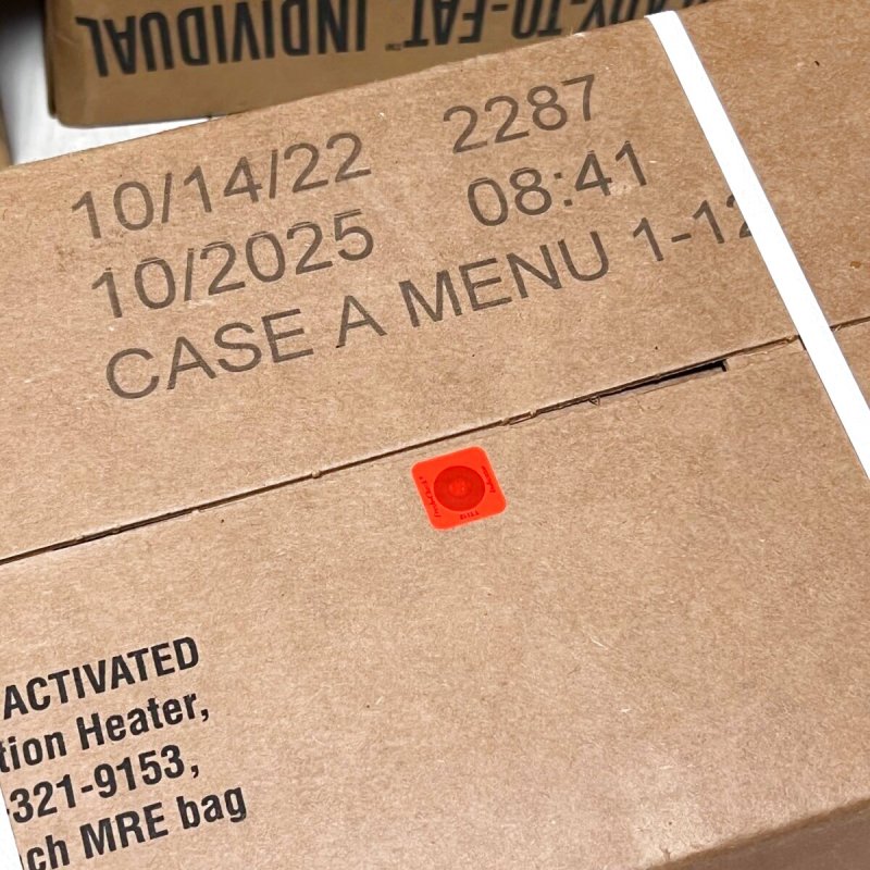 画像2: 米軍実物 2025年10月検【アメリカル】MREレーション非常食/戦闘食 MENU-A (2)