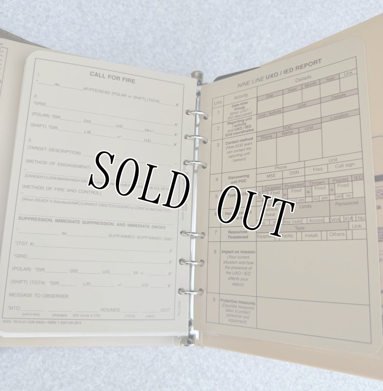 画像7: 米軍放出品 Rite In the Rain 防水 バインダーキット ブラウンカバー バインダー  (7)