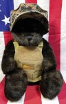 画像1: 米軍放出品 USMC 海兵隊 ミリタリー オードナンスプレキャリ着用ベアー　 (1)
