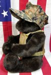画像2: 米軍放出品 USMC 海兵隊 ミリタリー オードナンスプレキャリ着用ベアー　 (2)