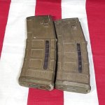 画像1: 米軍実物 MAGPUL PMAG 30 GEN M3 AR-15/M4/M16 30連マガジン   WINDOW 両窓 30rd マグ 5.56mm コヨーテタン　2個セット  (1)
