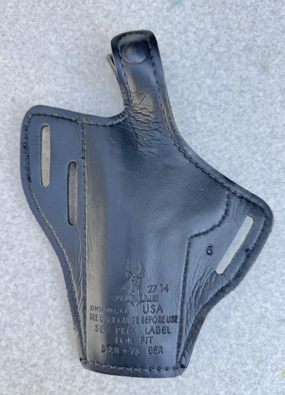 画像2: 米軍実物 SAFARILAND 328-73   ヒップホルスター Beretta  (2)