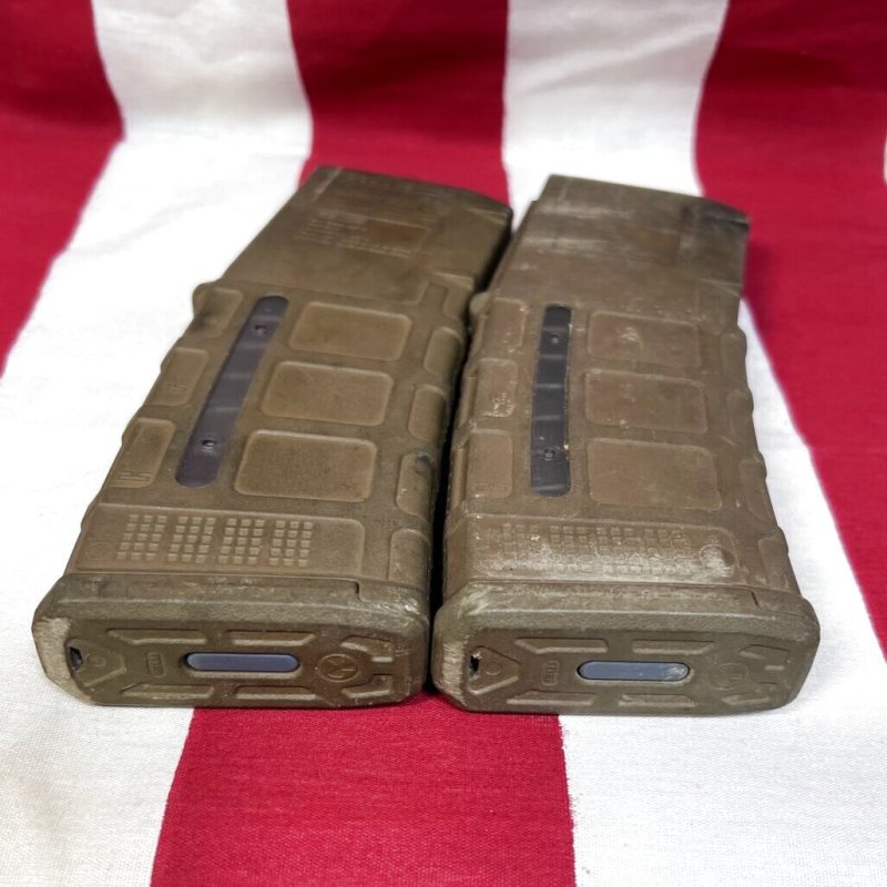画像3: 米軍実物 MAGPUL PMAG 30 GEN M3 AR-15/M4/M16 30連マガジン   WINDOW 両窓 30rd マグ 5.56mm コヨーテタン　2個セット  (3)