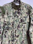 画像2: 米軍実物,US NAVY,　AOR2　NUW　迷彩ジャケット　TYPEIII　SMALL-SHORT (2)