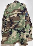 画像4: 米軍実物  U S AIR FORCE ウッドランド 迷彩カモフラージュジャケット　LARGE-REGULAR (4)