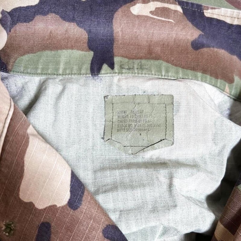 画像5: 米軍実物  U S AIR FORCE ウッドランド 迷彩カモフラージュジャケット　LARGE-REGULAR (5)