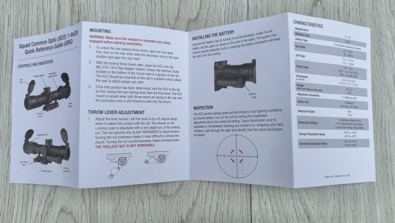 画像23: 米軍実物 Trijicon USMC SCO VCOG 1-8x28mm Red MRAD Tree Reticle Riflescope w/LaRue LT799 Mount, Tenebraex Flip Caps & Soft Case VC18-C-2400012 (23)