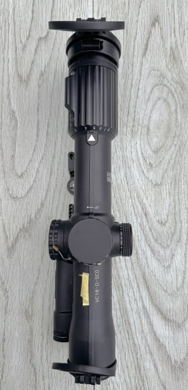 画像10: 米軍実物 Trijicon USMC SCO VCOG 1-8x28mm Red MRAD Tree Reticle Riflescope w/LaRue LT799 Mount, Tenebraex Flip Caps & Soft Case VC18-C-2400012 (10)