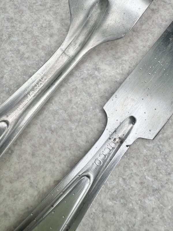 画像17: 米軍実物 メスキットパン&ナイフ・ホーク・スプーンセット1945年 メスティン (17)