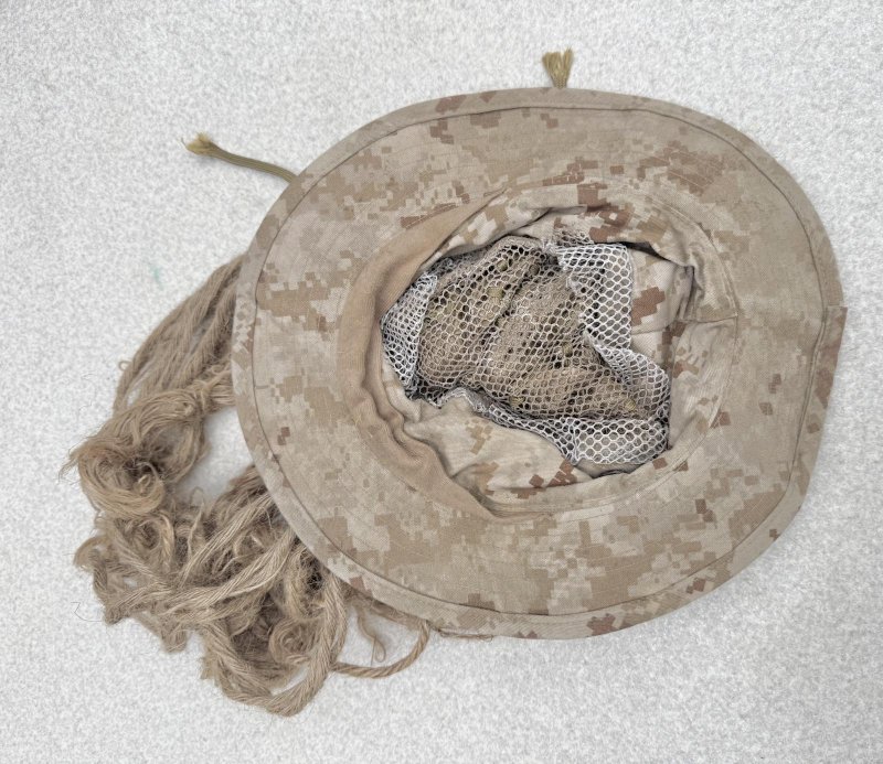 画像3: 米海兵隊実物 狙撃手 スナイパー    ギリーハット MEDIUM (3)