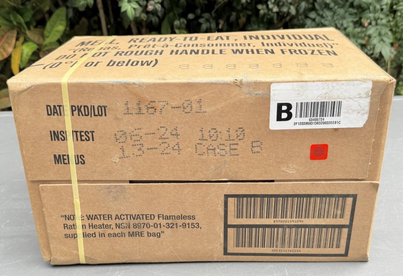 画像5: 米軍実物 ワーニック社 MREレーション/戦闘食 MENU-B 12個セット 2024年6月検品 (5)