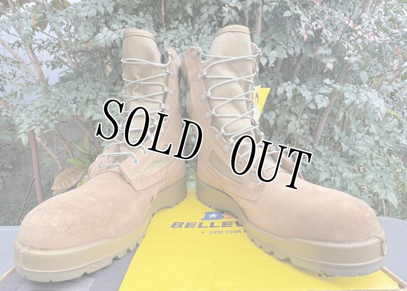 画像1: 米海兵隊実物 Belleville デザートマーパット コンバットブーツ 550ST (1)