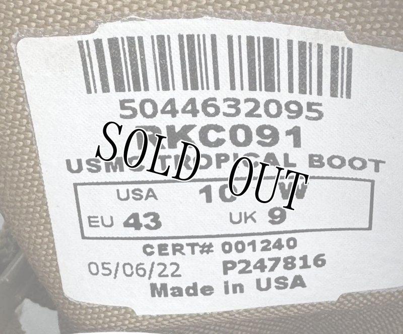 画像10: 新型!!米海兵隊実物 Rocky USMC Tropical Boot 10W  (10)