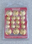 画像1: 米軍放出品 U.S.MARINE CORPS BUTTON SET: ENLISTED   (12-27 LIGNE AND 6-40 LIGNE) ボタン (1)