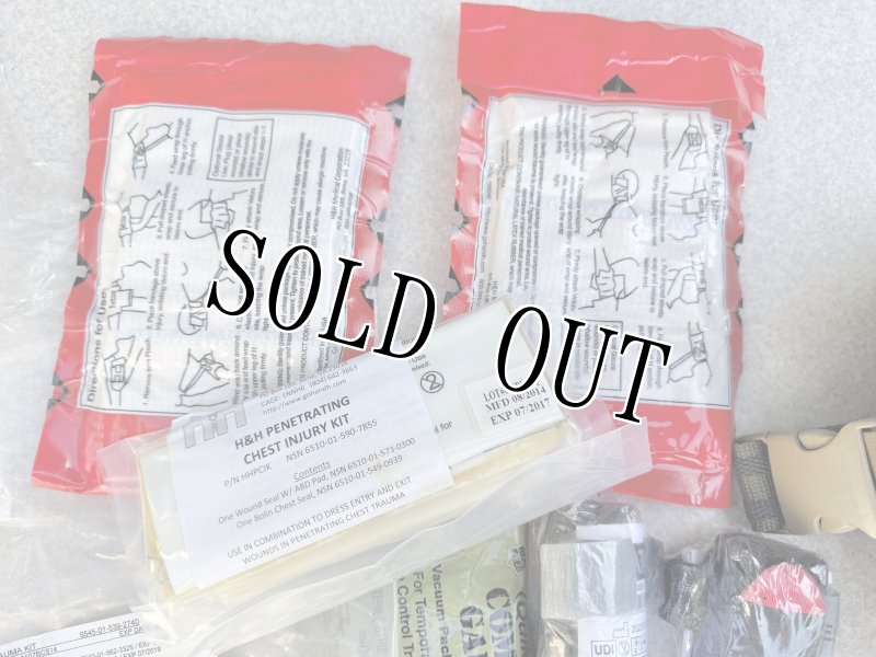 画像15: 米軍放出品 NORTH AMERICAN RESCUE メディカル レッグポーチ／トラウマキッドセット (15)