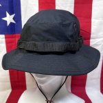 画像1: 米軍放出品 HAT SUN HOT WEATHER TYPEII　ブーニーハット　BLACK　7 1/2 (1)