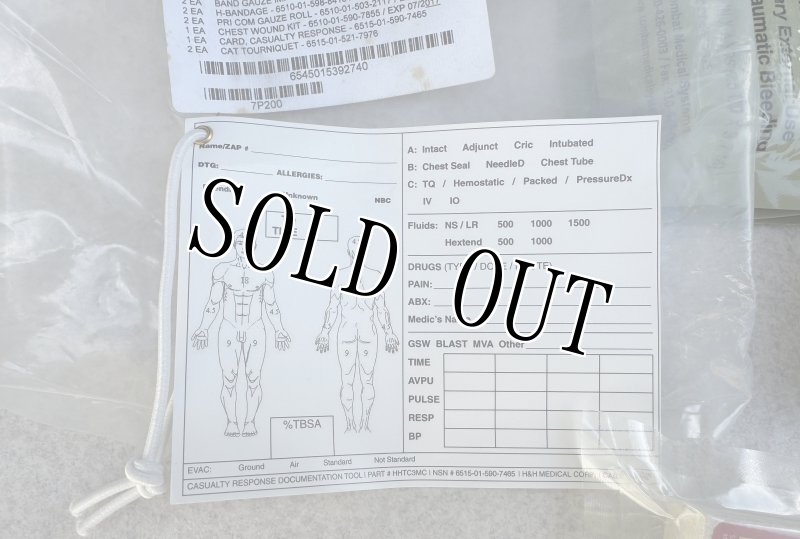 画像17: 米軍放出品 NORTH AMERICAN RESCUE メディカル レッグポーチ／トラウマキッドセット (17)