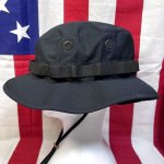 画像2: 米軍放出品 HAT SUN HOT WEATHER TYPEII　ブーニーハット　BLACK　7 1/2 (2)