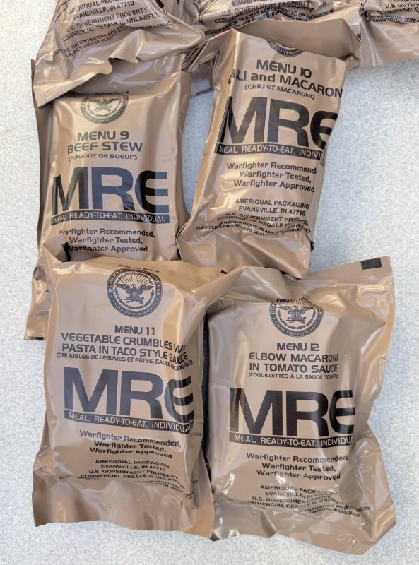 画像2: 米軍実物 2024年10月検【アメリカル】MREレーション/戦闘食 MENU-A (2)