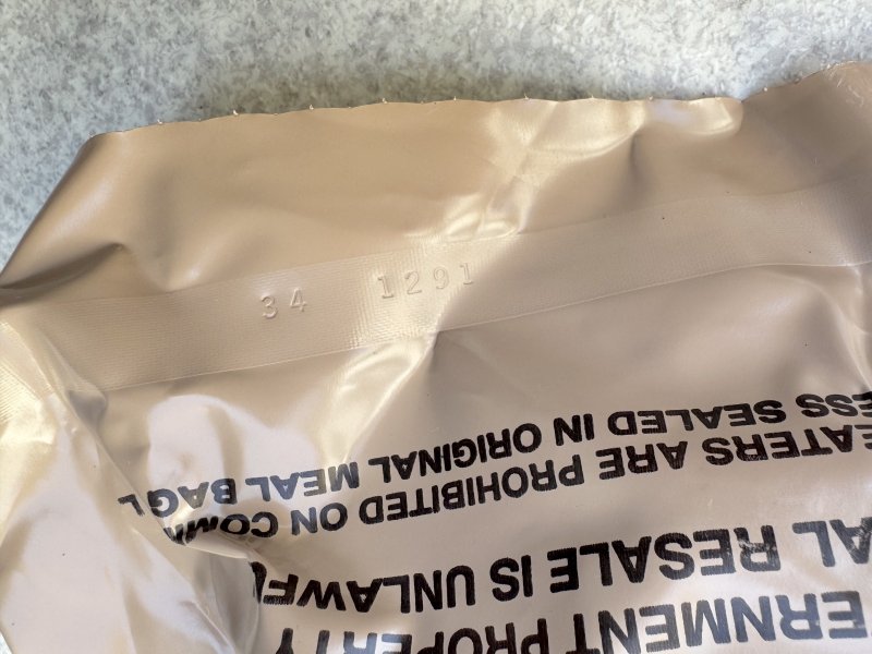 画像5: 米軍実物 2024年10月検【アメリカル】MREレーション/戦闘食 MENU-A (5)