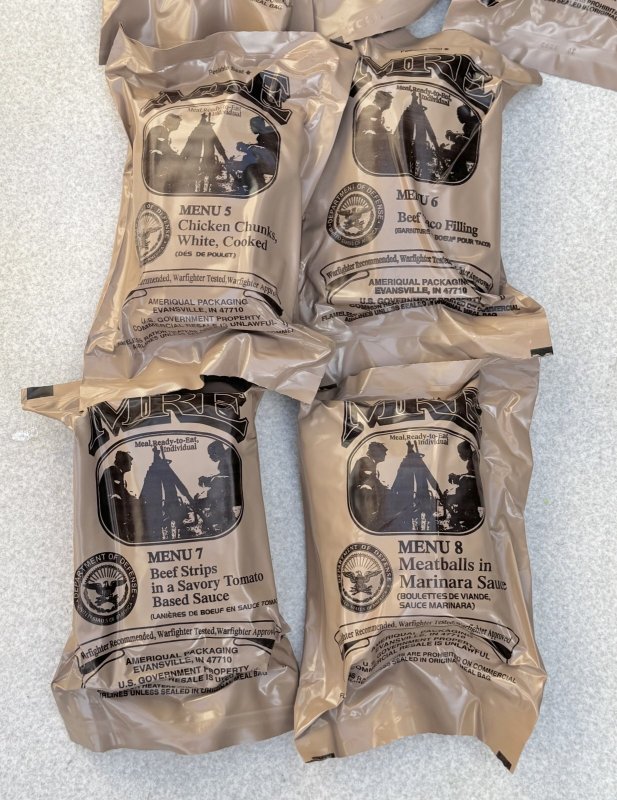 画像3: 米軍実物 2024年10月検【アメリカル】MREレーション/戦闘食 MENU-A (3)