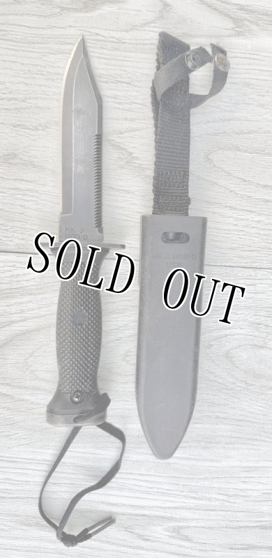 画像1: 米軍実物 オンタリオ ONTARIO US NAVY MK3 アウトドア ナイフ (1)