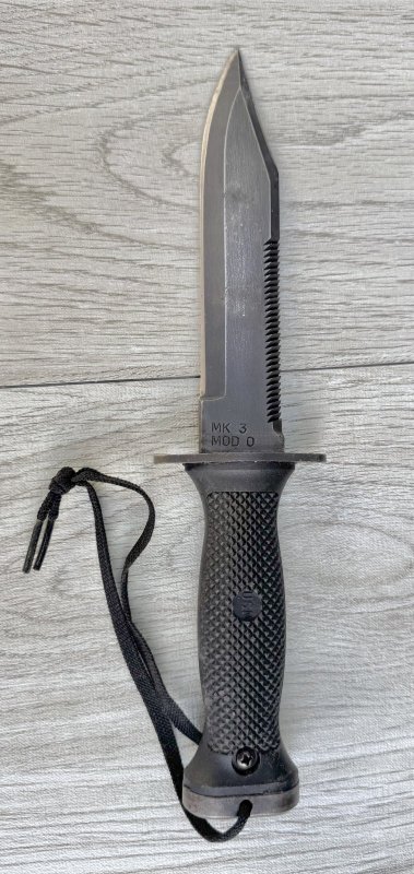 画像2: 米軍実物 オンタリオ ONTARIO US NAVY MK3 アウトドア ナイフ (2)