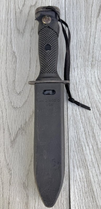 画像8: 米軍実物 オンタリオ ONTARIO US NAVY MK3 アウトドア ナイフ (8)