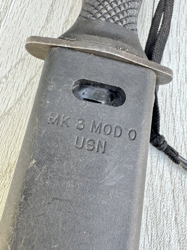 画像9: 米軍実物 オンタリオ ONTARIO US NAVY MK3 アウトドア ナイフ (9)