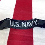 画像2: 米軍実物　U.S.NAVY　ネームテープ ワッペン  (2)