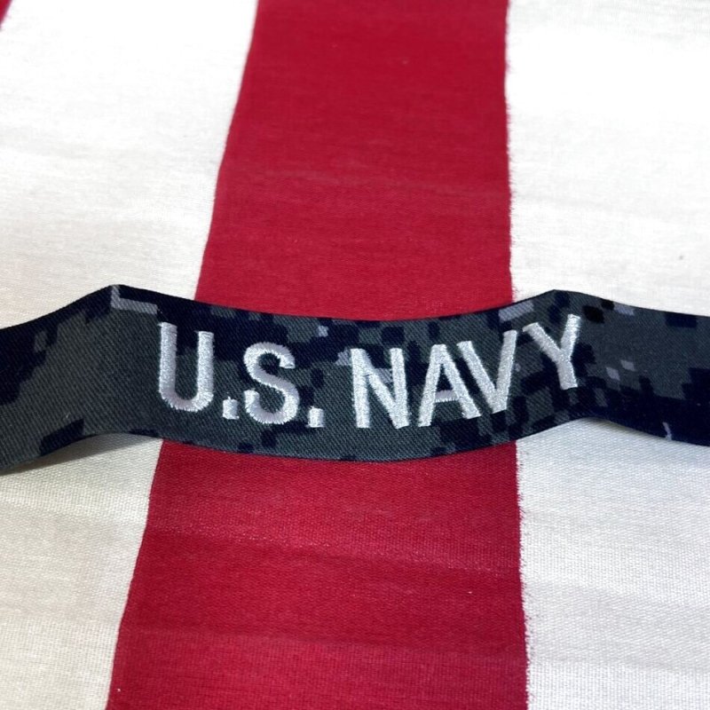 画像2: 米軍実物　U.S.NAVY　ネームテープ ワッペン  (2)