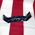 画像3: 米軍実物　U.S.NAVY　ネームテープ ワッペン 　ゴールド (3)