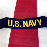 画像2: 米軍実物　U.S.NAVY　カバーオール ネームテープ ワッペン　イエロー (2)