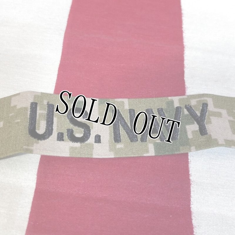 画像2: 米軍実物　U.S.NAVY　ネームテープ ワッペン　AOR2 (2)