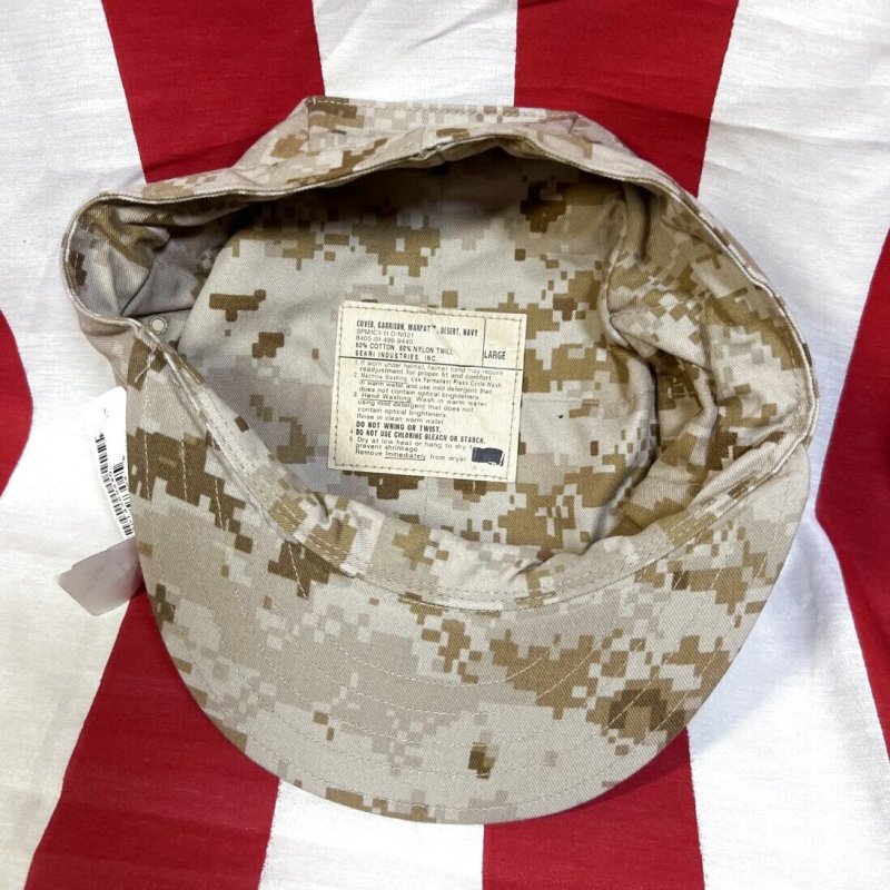 画像5: 米軍実物 US NAVY　デザートマーパット　CAP　LARGE (5)