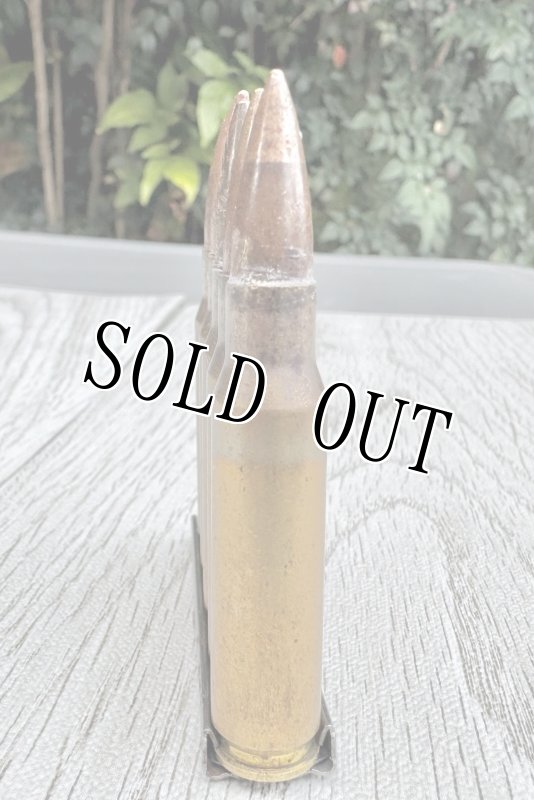 画像2: 米軍実物 7.62mm 空薬莢5連 薬莢 クリップ セット 使用済み 安全品 (2)